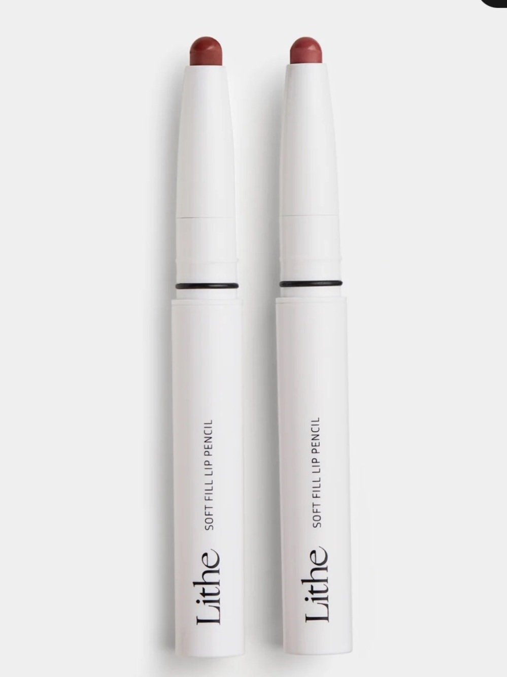 Lithe Soft Fill Lip Pencil Duo Dusk & Scarlet 0.76g X 2 BRAND NEW IN BOX